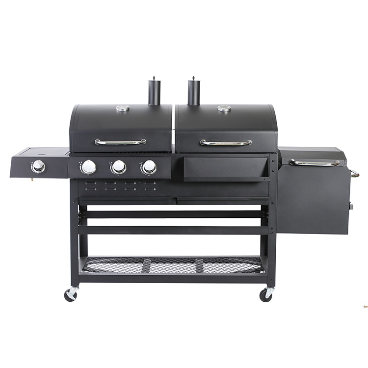 Faszénfüstölő Hordozható BBQ Smoker Grill